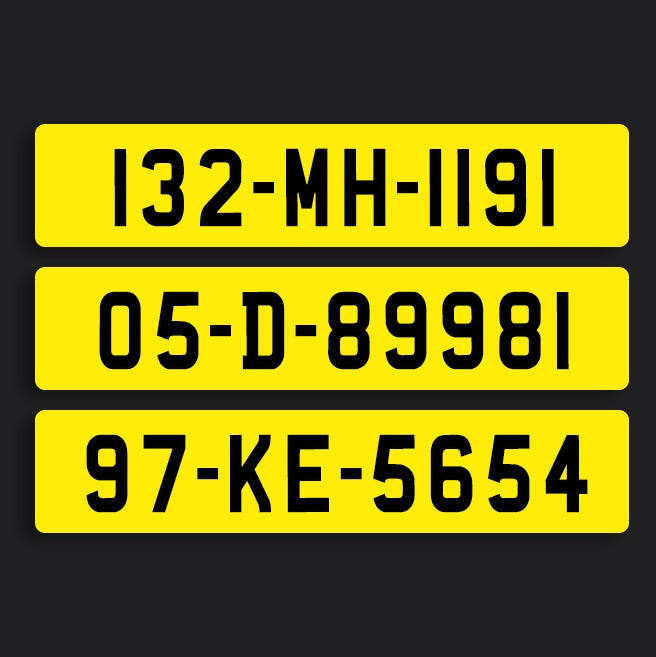 2D Yellow Irish Plate - Plain