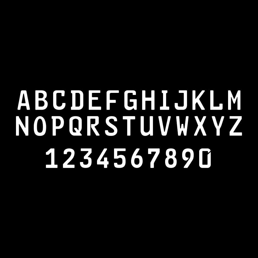 3D/4D Night Edition* Tinted Irish Number Plate - German Style