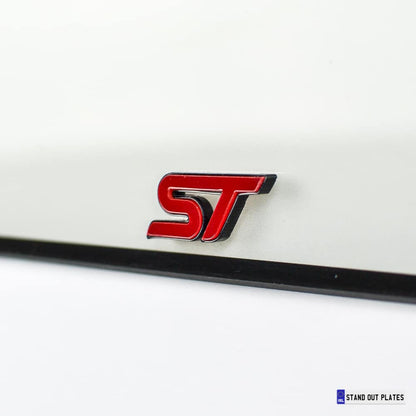 3D/4D Plain White Sporty Irish Number Plate