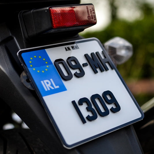 3D/4D Irish Motorbike Number Plates - IRL Font
