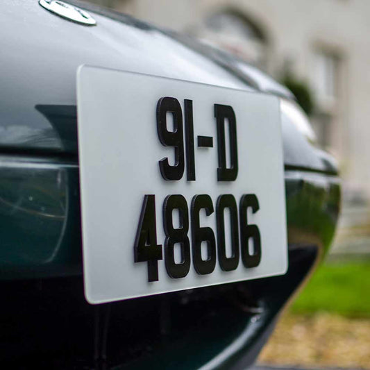 3D/4D Jap Style Irish Number Plate - IRL Font - Main