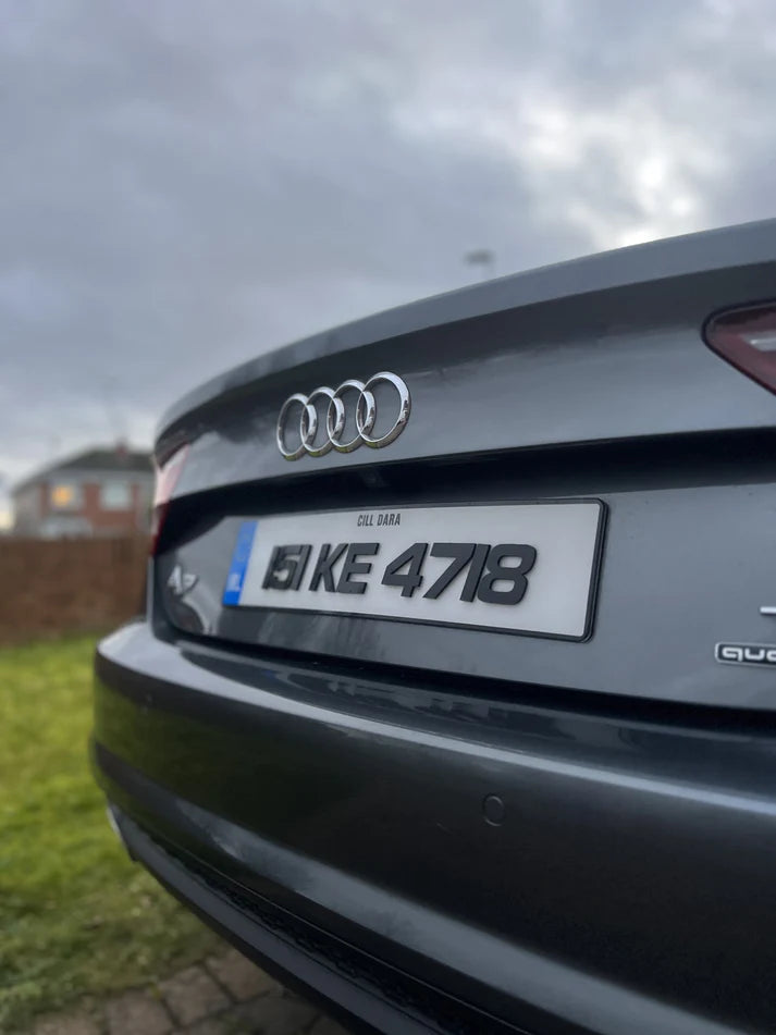 3D/4D Irish Number plate - Sporty Font main