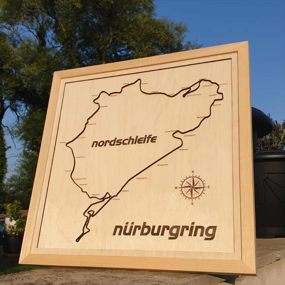 Nürburgring Nordschleife 3D Wall Art